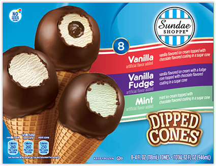 Mister Cookie Face LLC, a Subsidiary of Fieldbrook Foods Corporation, Announces a Voluntary Recall of Sundae Shoppe Ice Cream Dipped Variety Cones for the Possible Presence of Undeclared Peanuts